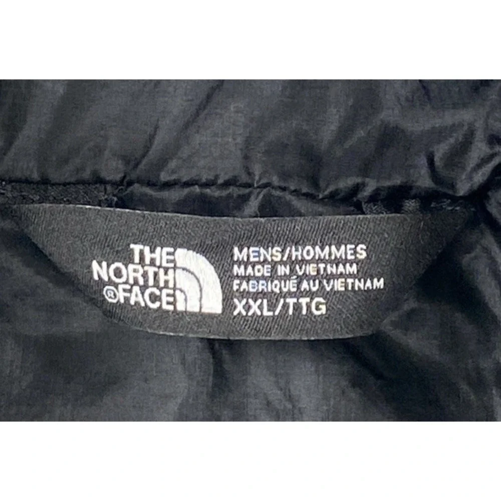 The North Face Thermoball Puffer Vest Men's XXL Black Full Zip Corp Logo